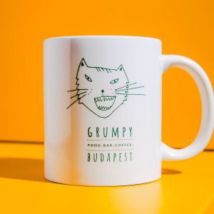 Grumpy Budapest merch - bögre